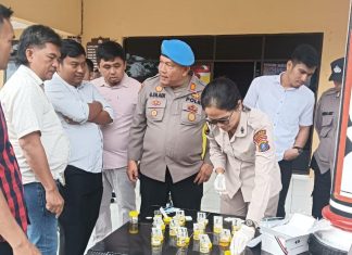 Polres Simalungun Gelar Tes Urine Mendadak, 76 Personel Dinyatakan Bersih dari Narkoba