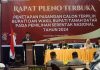 KPU Gelar Rapat Pleno Terbuka Penetapan Bupati dan Wakil Bupati Tanah Datar Terpilih