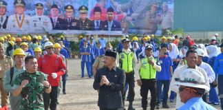 Sekdaprov Kepri Pimpin Apel Peringatan Bulan K3 Nasional 2025 di Batam