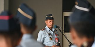 Danlanud RSA Natuna Pimpin Apel Pagi, Sampaikan Arahan Strategis