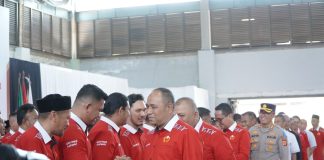 Pj Bupati Aceh Timur, Amrullah M Ridha, Hadiri Pelantikan KONI Aceh Timur