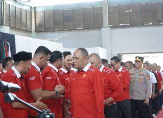 Pj Bupati Aceh Timur, Amrullah M Ridha, Hadiri Pelantikan KONI Aceh Timur