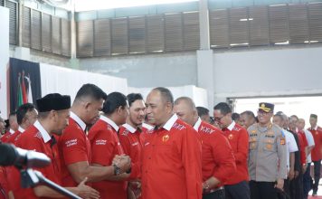 Pj Bupati Aceh Timur, Amrullah M Ridha, Hadiri Pelantikan KONI Aceh Timur
