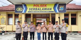 Polsek Serbalawan dan PPL Kecamatan Dolok Batu Nanggar Jalin Koordinasi Dukung Program Ketahanan Pangan