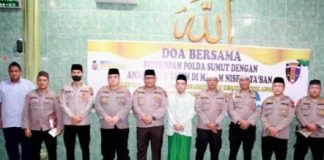 Malam Nisfu Sya’ban, Propam Polda Sumut Gelar Doa Bersama & Santuni Anak Yatim Piatu