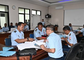 Tim Wasrikkap Itkoopsud I Laksanakan Pengawasan di Lanud Raden Sadjad Natuna