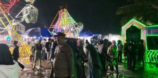 Patroli Blue light Polsek Barumun Jelang Pelantikan Bupati Terpilih