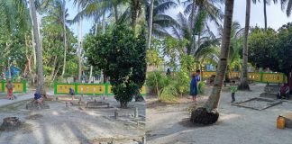 Warga Dusun I Pena’ah Gelar Gotong Royong Bersihkan TPU Jelang Ramadhan