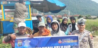 Satlantas Polres Simalungun Sosialisasikan Keselamatan Berlalu Lintas di Silimakuta