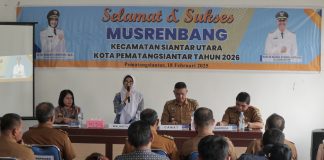 Musrembang di Kecamatan Siantar Utara, Wali Kota Pematangsiantar : Musrembang harus menghasilkan usulan program yang realistis dan berkualitas