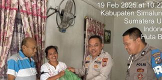 Kunjungi Personil yang Sakit, Polsek Tanah Jawa Wujudkan Rasa Kepedulian Sesama Personil