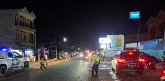 Polres Palas Gelar Patroli Blue Light Gabungan Piket Fungsi Cegah Gangguan Kamtibmas