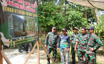 Kasrem 033/WP Tinjau Lokasi TMMD Ke-123 di Natuna, Apresiasi Sinergi TNI dan Masyarakat