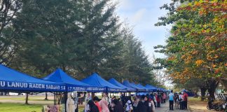 Warga Natuna Nikmati Pagi Cerah di Pasar Minggu Ria Lanud Raden Sadjad