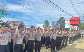 Ratusan Polisi Disiagakan di Buton Tengah, Jelang Pembacaan Putusan MK Terkait PHPU Pilkada Buton Tengah