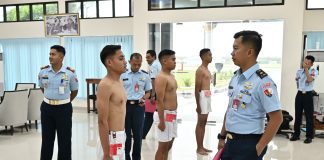 8 Casis Tamtama PK TNI AU Ikuti Pantukhir Daerah di Lanud Raden Sadjad Natuna