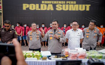 Polda Bongkar Jaringan Narkoba Internasional Hingga Bandar Bersenjata