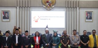 Pengambilan Sumpah Pimpinan DPRD Kabupaten Simalungun Periode 2024-2029 Dihadiri Kapolres Simalungun