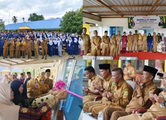 Sekda Lingga Armia Resmikan Musholla Al-Ikhlas di SMP Negeri 1 Lingga