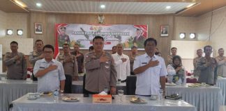 Polres Simalungun Hadiri Virtual Panen Raya Serentak Tahap I Dukung Swasembada Pangan Nasional