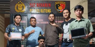Tim Resmob Polres Buton Tengah Berhasil Mengamankan Pelaku Pencurian 7 Laptop Inventaris Sekolah