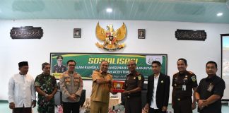 Plt Kejati Aceh Laksanakan kunjungan Kerja, Disambut Pj Bupati Aceh Timur