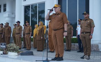 Sekretaris Daerah Kabupaten Asahan Pimpin Apel Gabungan