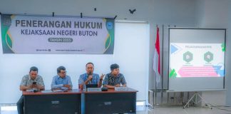 Kejari Buton Gelar Sosialisasi Penerangan Hukum, Tekankan Pendampingan Program Strategis sebagai Tugas Pokok Kejaksaan