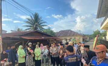 Polres Palas dan Forkopimda Sambut Kedatangan Bupati dan Wakil Bupati Sepulang Retreat di Magelang