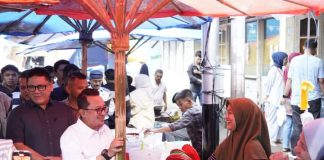 Bupati Eka Putra bersama Plt Sekda dan Kepala OPD Terkait Pantau Pasar Pabukoan