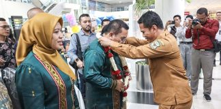 Wali Kota dan Wakil Wali Kota Pematangsiantar Tiba di Bandara Kualanamu