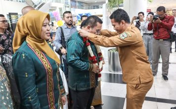 Wali Kota dan Wakil Wali Kota Pematangsiantar Tiba di Bandara Kualanamu