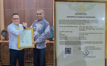 Perkuat Sinergi, Pemda Buton Tengah Terima Sertifikat IG Produk “Teri Waburense” dari Kementerian Hukum Sulawesi Tenggara
