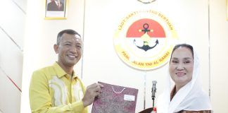 Malam Pengantar Tugas Danlanal Ranai Kolonel Laut (P) Maman Nurachman