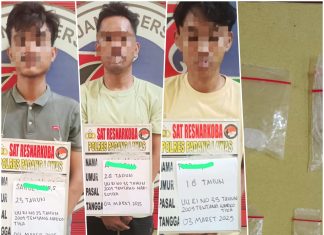 Satu Kali 24 Jam, Tim Satresnarkoba Polres Palas Ringkus dua Pelaku Pengedar dan Seorang Pengguna Sabu