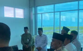 Wabup Natuna Beserta Forkopinda Sambut Kedatangan Ketua DPRD Kepri Iman Setiawan