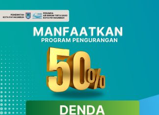 Pamtigo Payakumbuh Beri Keringanan Denda Keterlambatan Pembayaran Hingga 50 Persen bagi Pelanggan