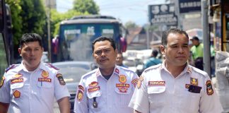 Dishub Kota Pematangsiantar Laksana Sosialisasi ke Sejumlah PO Bus di Seputaran Ramayana Departement Store