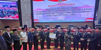 DPRD Kepri Serahkan Surat Persetujuan Pembentukan Provinsi Kepulauan Natuna – Anambas