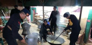 Brimob Polda Sumut Dirikan Posko dan Dapur Lapangan Pasca Banjir Bandang di Padang Sidempuan