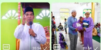 Safari Ramadhan di Benan, Wabup Lingga Sampaikan Program Listrik 24 Jam dan Solusi Telekomunikasi