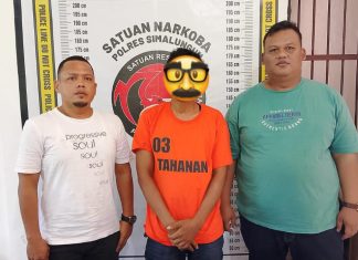 Polsek Perdagangan Amankan Pengedar Narkoba Beserta Barang Bukti