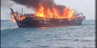 Kapal Angkut BBM Terbakar, Satu Orang Meninggal