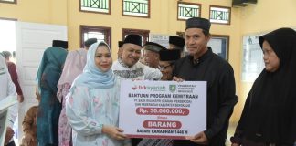 Safari Ramadhan di Bathin Solapan, Bupati Bengkalis Ajak Masyarakat Bergandeng Tangan Bangun Daerah