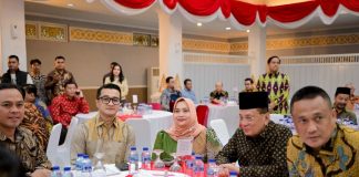 Bupati Kasmarni Hadiri Kenal Pamit Kapolda Riau: Selamat Datang Pak Hery Herjawan dan Selamat Bertugas Ditempat yang Baru Pak Mohammad Iqbal