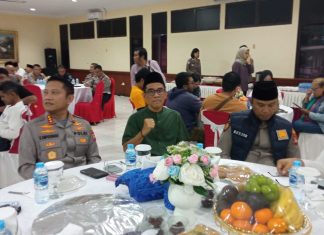 Buka Puasa Bersama Kapolresta Barelang, Ketua PWI Kepri Andi Gino: Do’akan Heribertus Sukses Jalani Sespimti