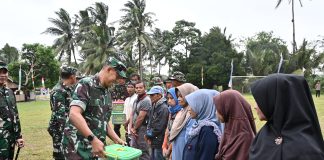 Sinergi untuk Negeri, Lanud Raden Sadjad Natuna Berpartisipasi dalam TMMD ke-123