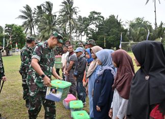 Sinergi untuk Negeri, Lanud Raden Sadjad Natuna Berpartisipasi dalam TMMD ke-123