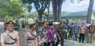 Wakapolres Simalungun Hadiri Pelantikan Dikmaba TNI AD di Rindam Pematang Siantar