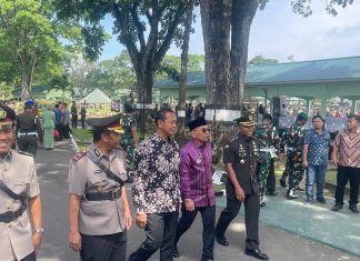 Wakapolres Simalungun Hadiri Pelantikan Dikmaba TNI AD di Rindam Pematang Siantar
